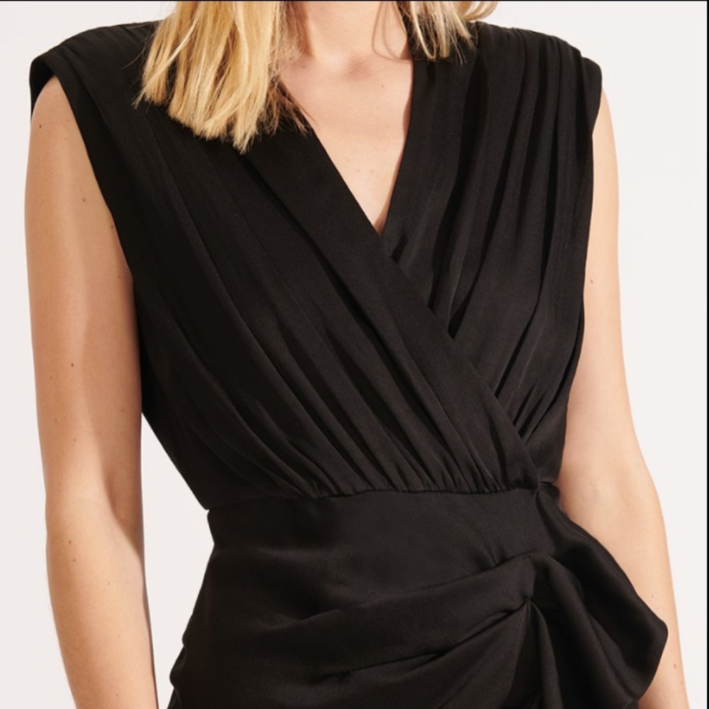 Veronica Beard Black Clarissa Dress - Picture 3 of 7